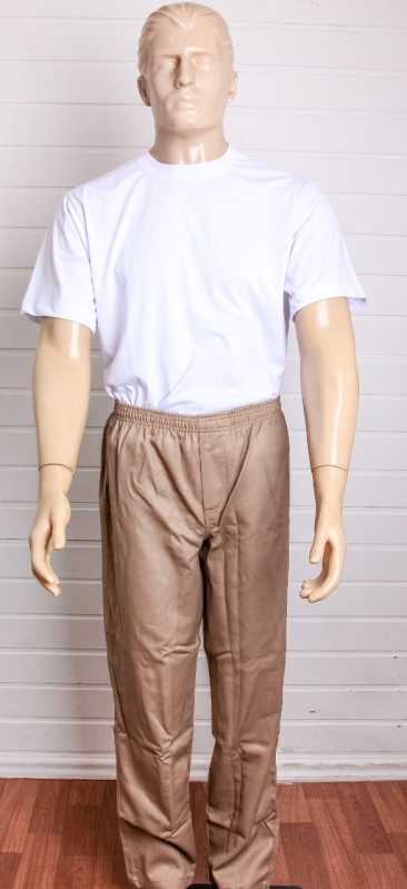 Calça de Brim Masculina Uniforme Cajamar - Calça de Brim Masculina Uniforme