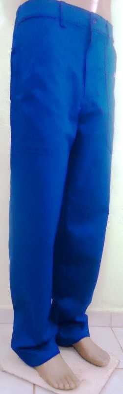 Calça de Brim Uniforme Eloy Chaves - Calça de Brim Masculina Uniforme