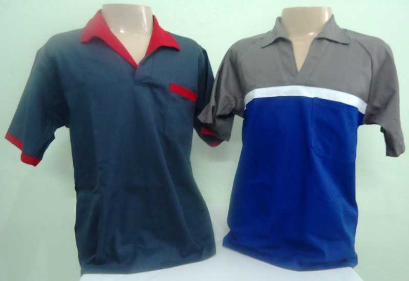 Camiseta Polo Masculina com Bolso Santa Gertrudes - Camiseta Polo Feminina Uniforme