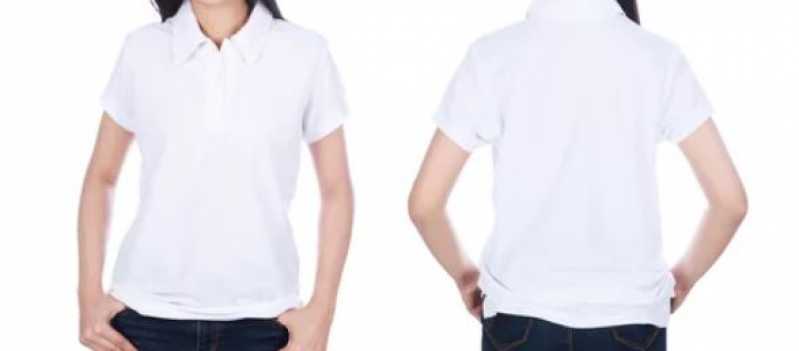Fábrica de Camiseta Polo Branca Vetor Oeste/Vetor Noroeste - Camiseta Polo Feminina Uniforme