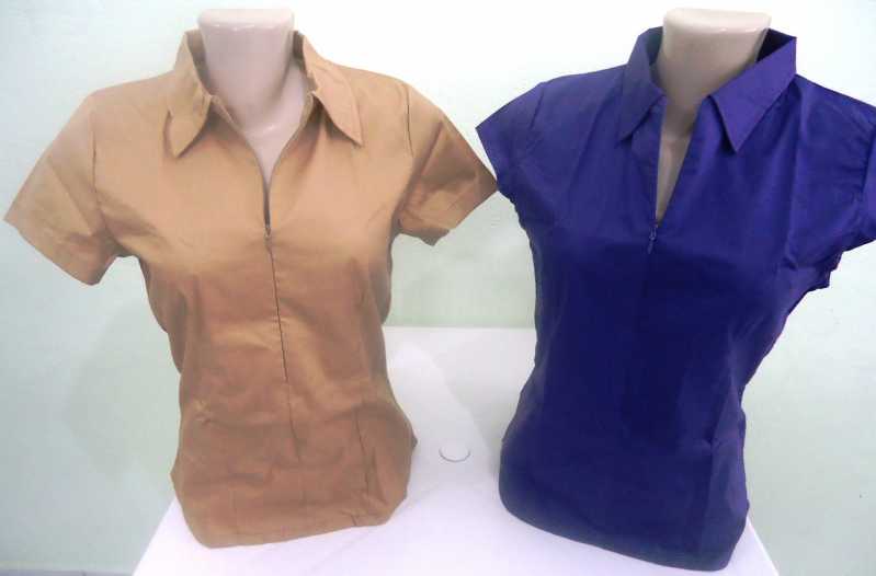 Fábrica de Camiseta Polo Feminina Uniforme Cajamar - Camiseta Polo Masculina com Bolso